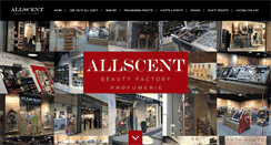 Desktop Screenshot of allscent.it